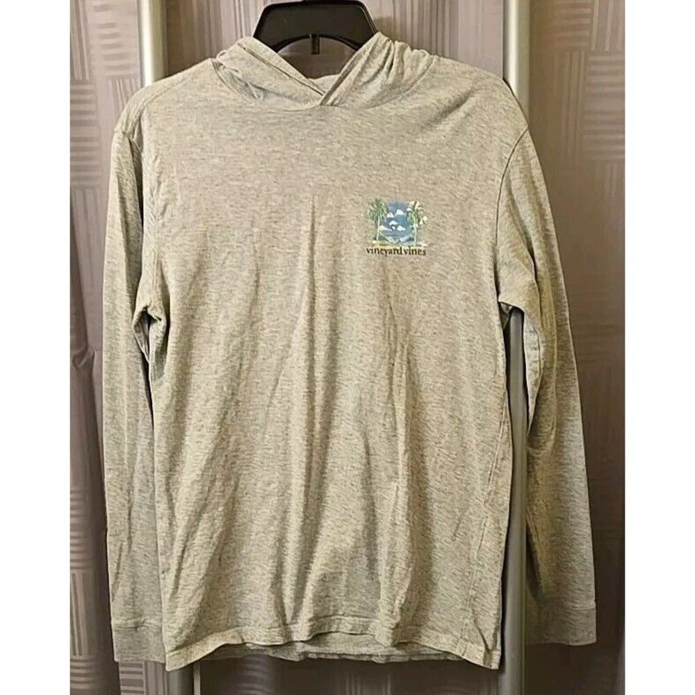 Vineyard Vines Hoodie Long Sleeve‎ Size XS Lightweight Hammock Grey Adult